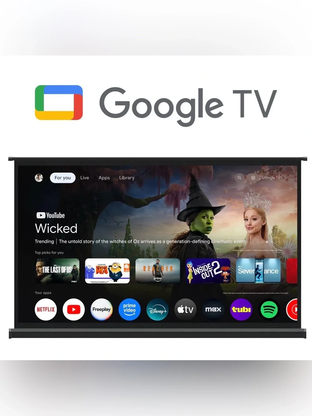 Lumi Max Projector | Google TV